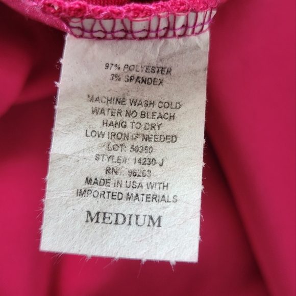 Hot Pink Summer Dress- Size M - Picture 4 of 5
